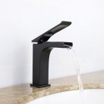 Ravine Waterfall Matte Black Faucet