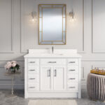Calais 48-in Vanity with Engineered Stone Countertop
