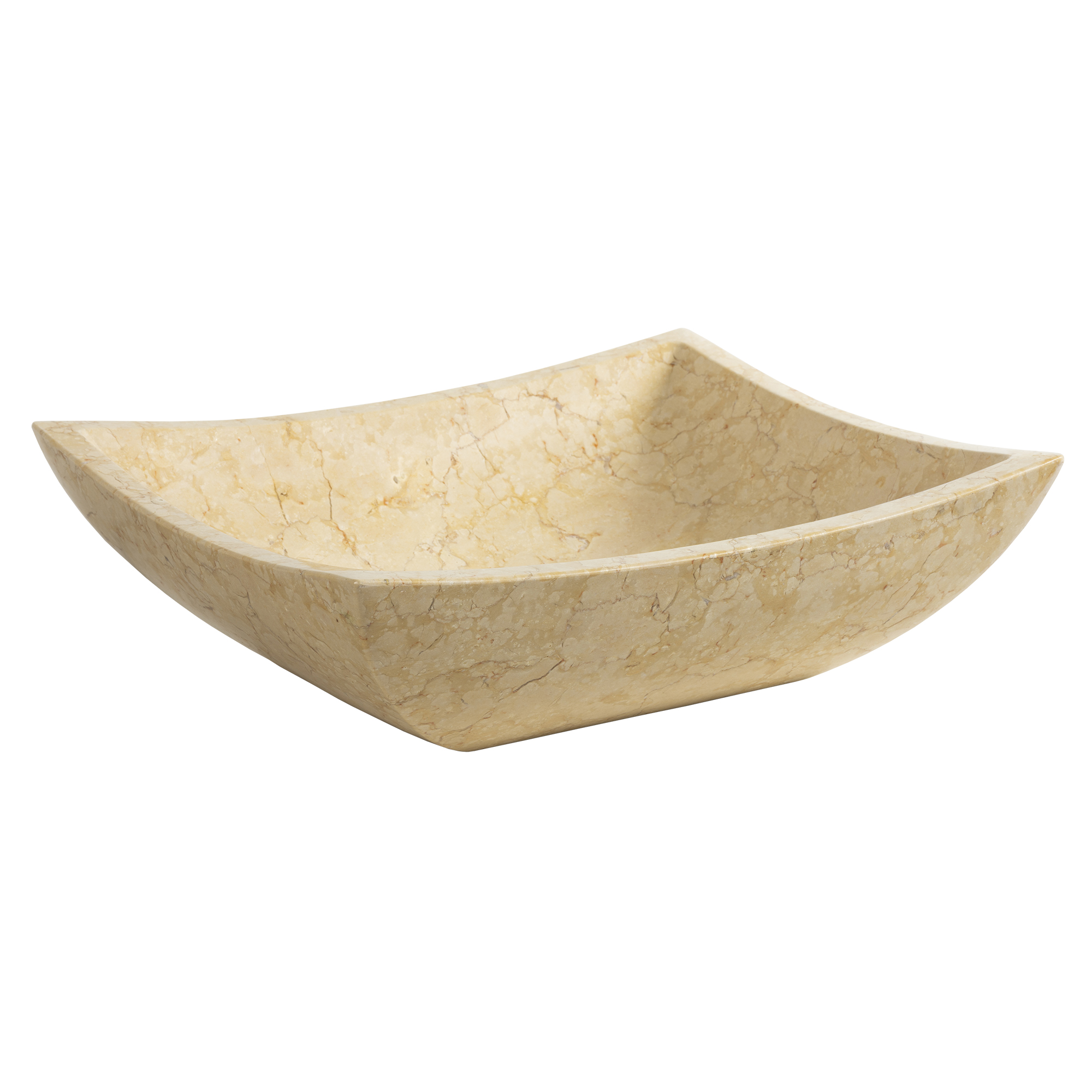 Golden Tiki Marble Bathroom Vessel Sink - Ikou Inc.