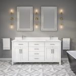 Katie 72-in Bathroom Vanity with Power Bar and Drawer Organizer