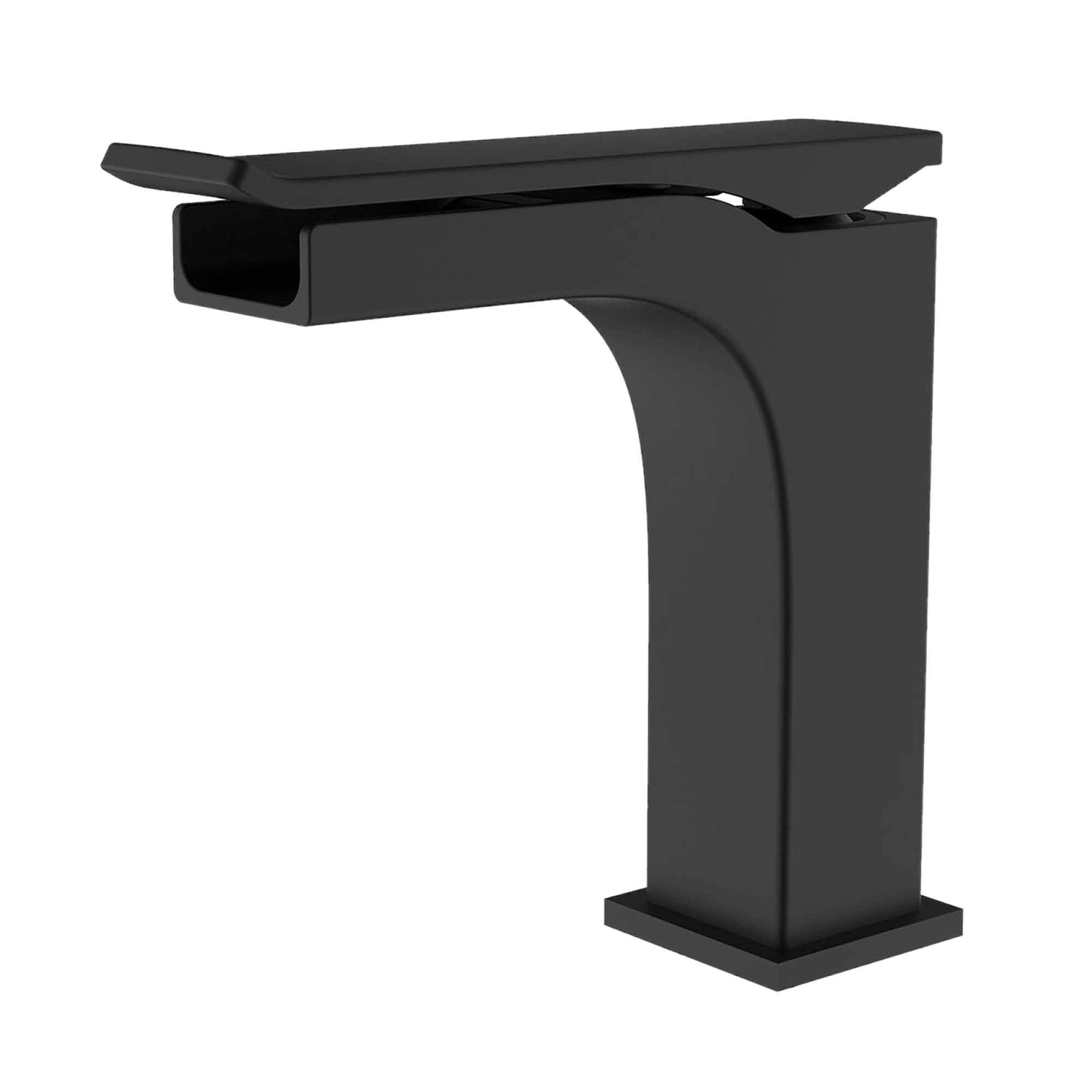 Ravine Waterfall Matte Black Faucet
