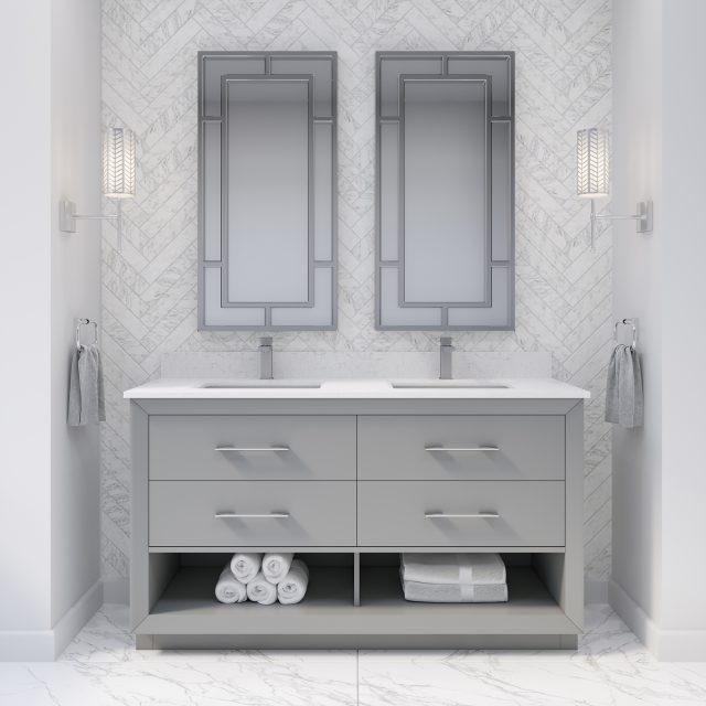 Ronaldo 60 Bathroom Vanity W Power Bar, Studio Bathe Vanity Reviews