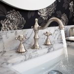 Savile Robinet de salle de bain en nickel brossé