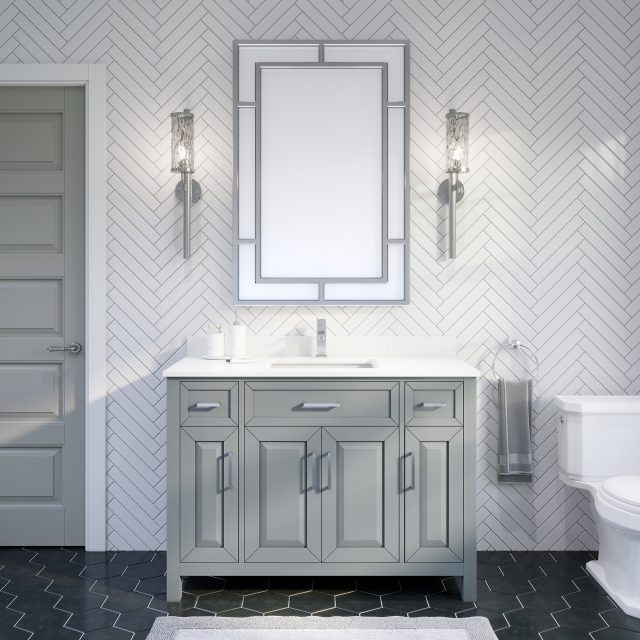 Thomson 48-inch Bathroom Cabinet in Oxford Grey