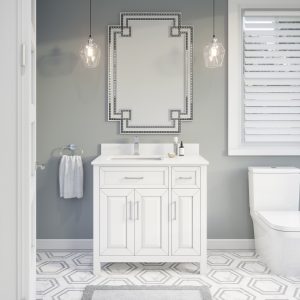 Thomson 36-inch Bathroom Cabinet in White