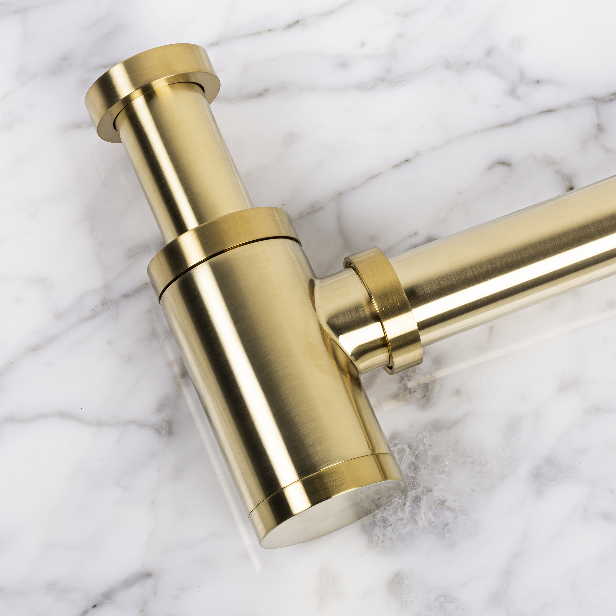 Kirk Brushed Gold P-trap