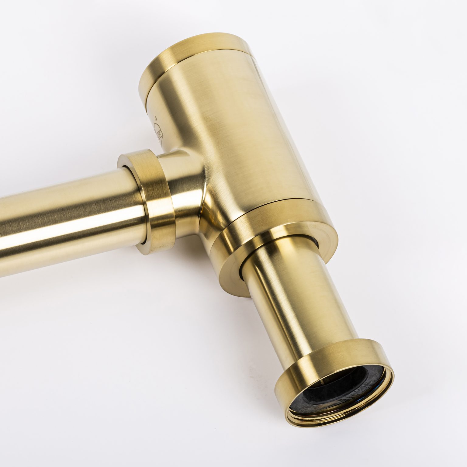 Kirk Brushed Gold PTrap for Bathroom Sink Ikou Inc.