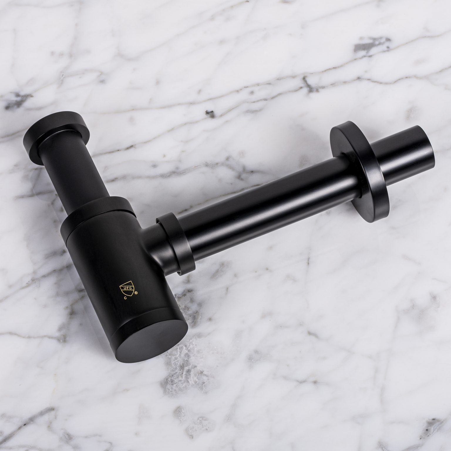 Kirk Matte Black PTrap for Bathroom Sink Ikou Inc.