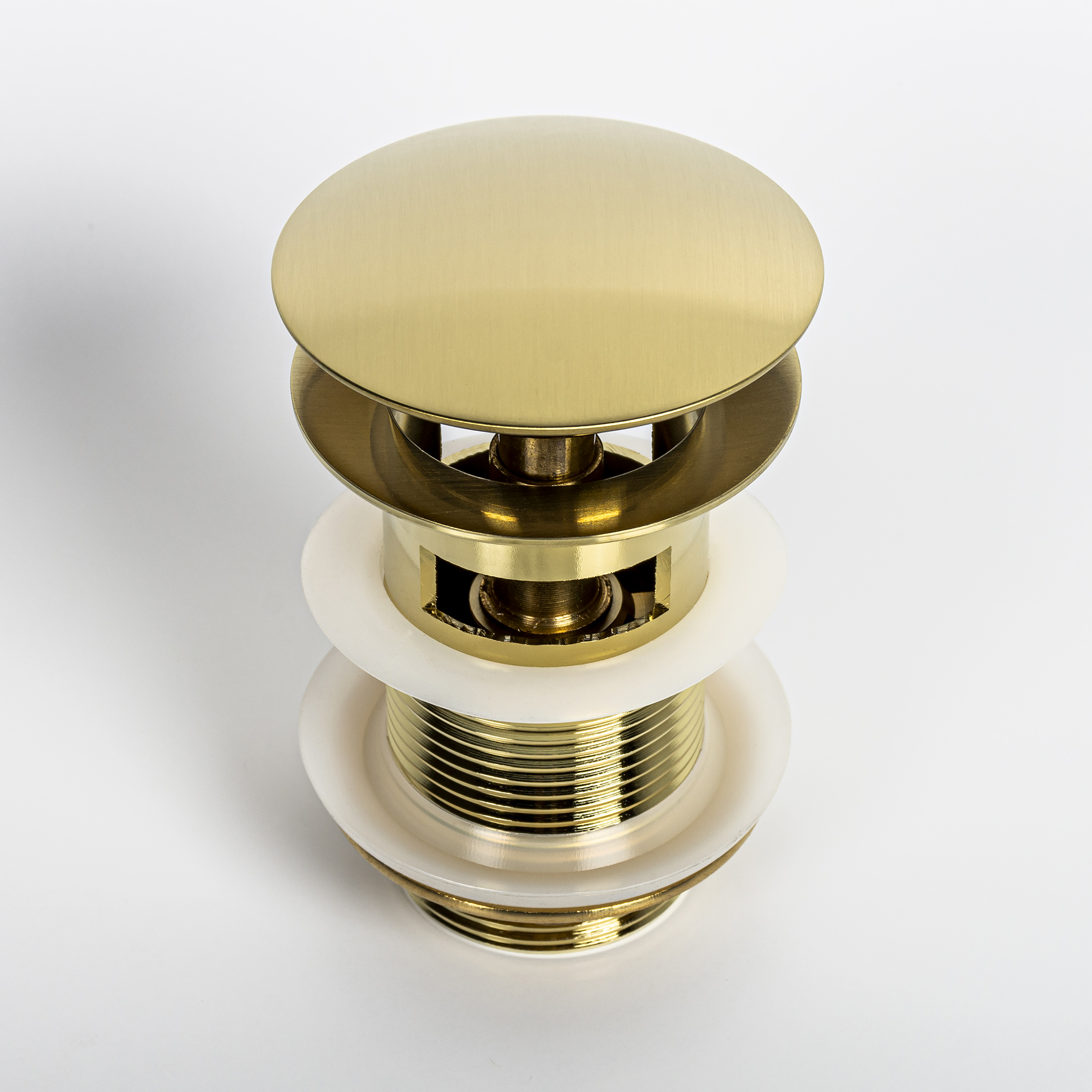 Kirk Brushed Gold Pop-up Drain