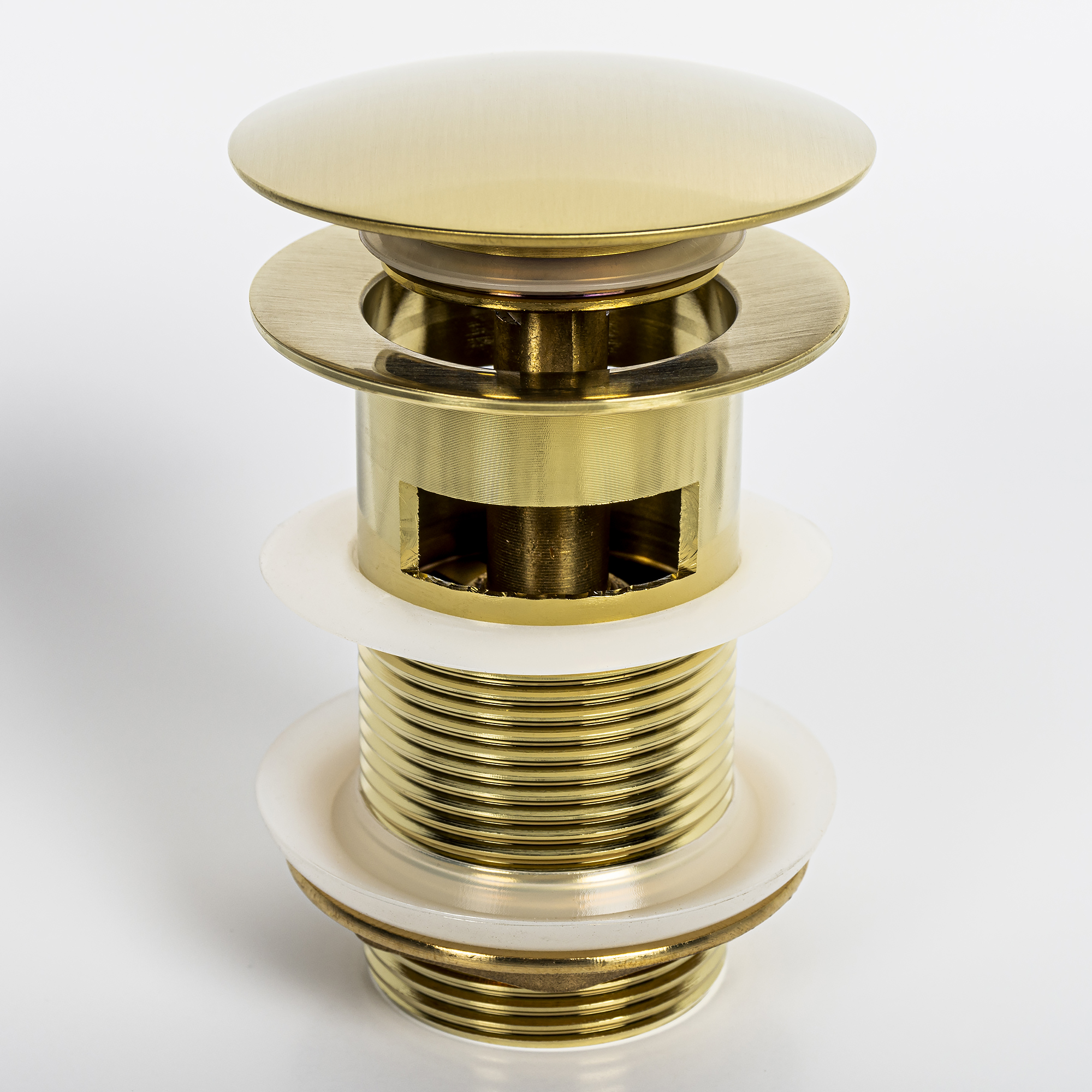 Kirk Brushed Gold Pop-up Drain