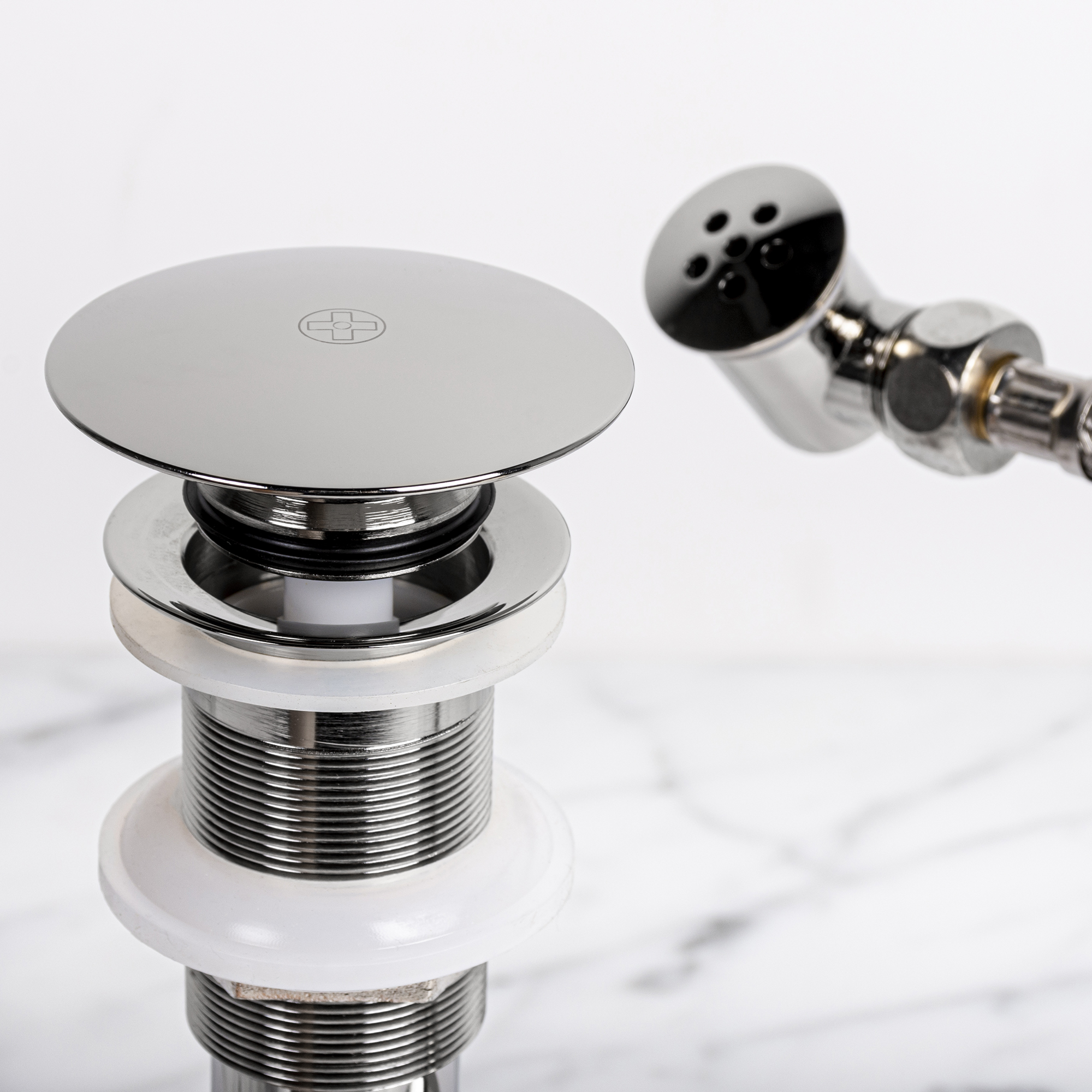 Polished Chrome Ceramic Pop-up Drain