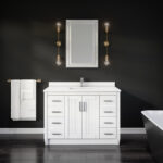Jackie 48 Bathroom Vanity with Power Bar &Drawer Organizer