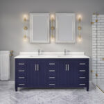 Jackie 75 Bathroom Vanity with Power Bar & Drawer Organizer