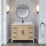 Vaughan 42 Bathroom Vanity with Power Bar and Drawer Organizer