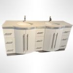 Dinara 72 Undermount Double Sink Bathroom Vanity