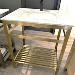 Metal Frame 30 Bathroom Vanity