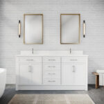Brooklyn 72 Bathroom Vanity with Drawer Organizer