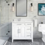 James 36 po. Meuble-lavabo simple avec tiroir